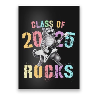 Vintage Cat Class Of 2025 Rocks Graduation Write My Poster