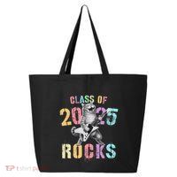 Vintage Cat Class Of 2025 Rocks Graduation Write My 25L Jumbo Tote