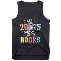 Vintage Cat Class Of 2025 Rocks Graduation Write My Tank Top