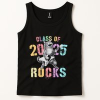 Vintage Cat Class Of 2025 Rocks Graduation Write My Tank Top