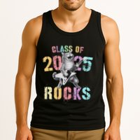 Vintage Cat Class Of 2025 Rocks Graduation Write My Tank Top