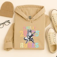 Vintage Cat Class Of 2025 Rocks Graduation Write My Hoodie