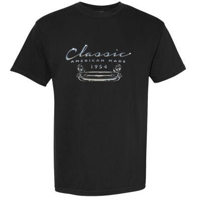 Vintage Classic Car 1954 Antique 70th Birthday Garment-Dyed Heavyweight T-Shirt