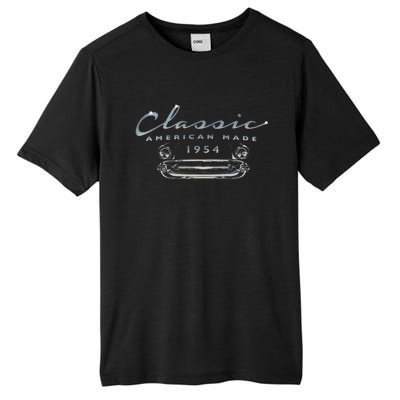 Vintage Classic Car 1954 Antique 70th Birthday Tall Fusion ChromaSoft Performance T-Shirt