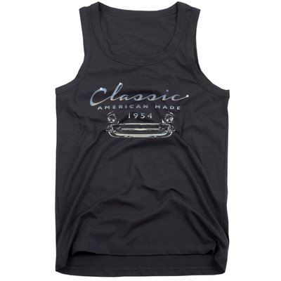 Vintage Classic Car 1954 Antique 70th Birthday Tank Top