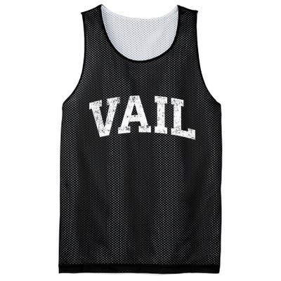 Vail Colorado CO Vintage Athletic Sports Mesh Reversible Basketball Jersey Tank