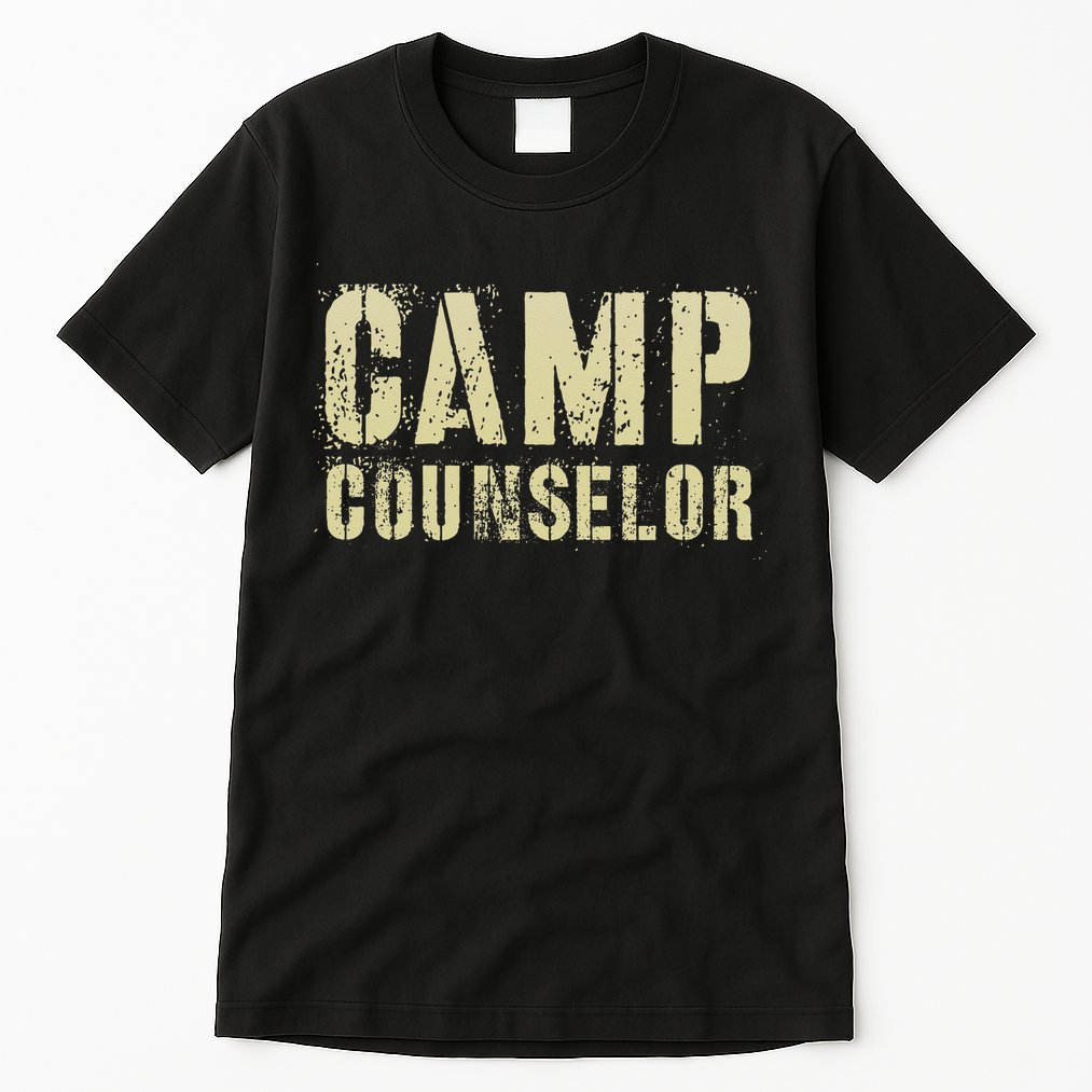 Vintage CAMP COUNSELOR Summer Teacher Instructor Coach Tall T-Shirt