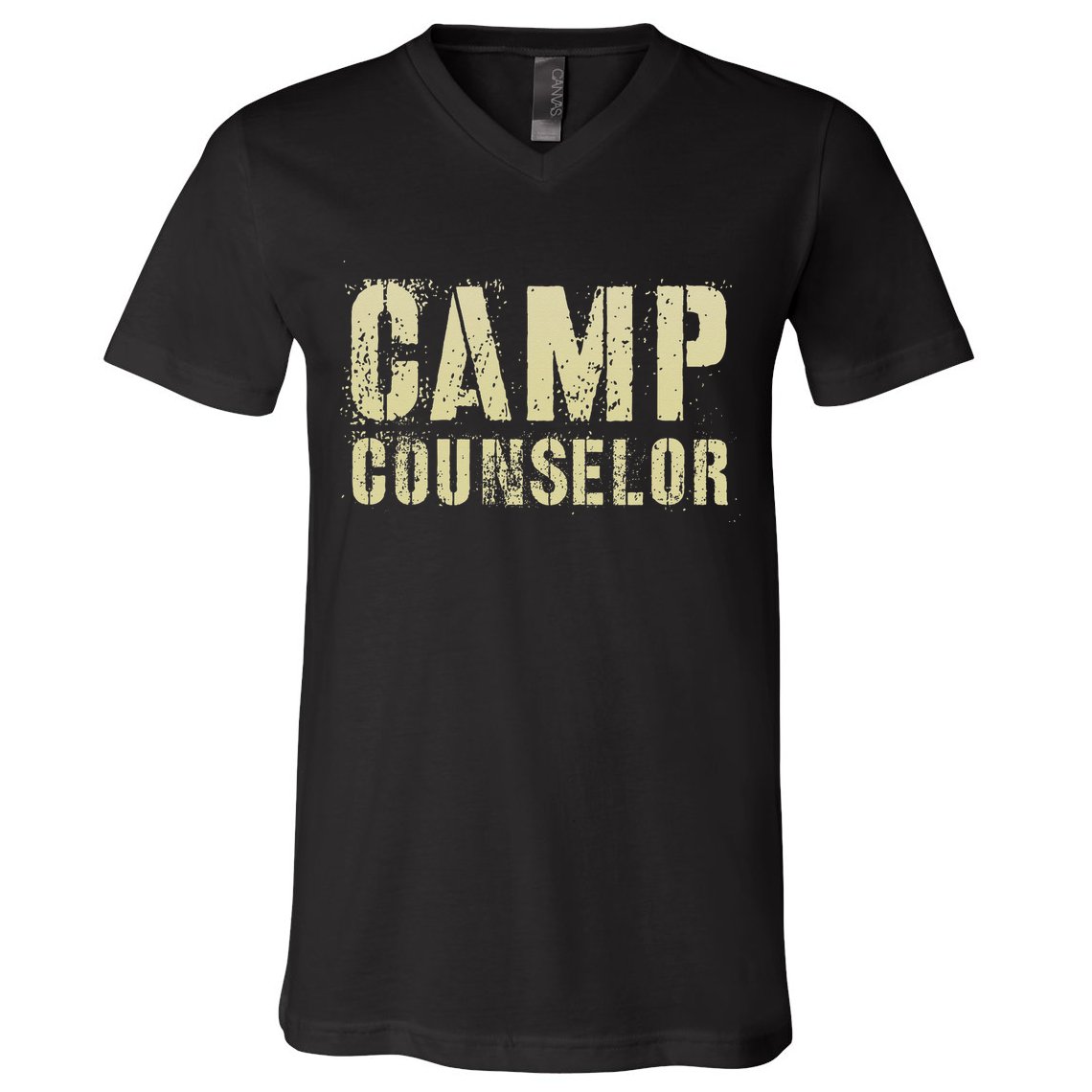 Vintage CAMP COUNSELOR Summer Teacher Instructor Coach V-Neck T-Shirt