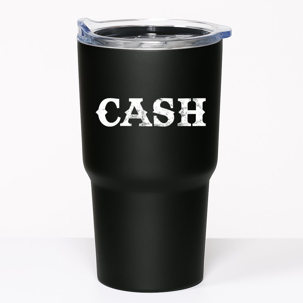 Vintage Cash Country Music Lovers Outlaw Tumbler