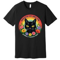 Vintage Childless Cat Ladies For Kamala Harris 2024 Premium T-Shirt