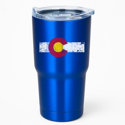 Vintage Colorful Colorado Flag Funny Gift Tumbler