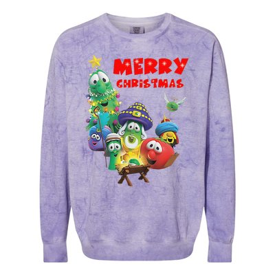 Veggietales Christmas Costume For & Adults Xmas Colorblast Crewneck Sweatshirt