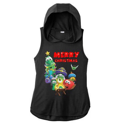 Veggietales Christmas Costume For & Adults Xmas Ladies PosiCharge Tri-Blend Wicking Draft Hoodie Tank