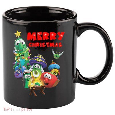 Veggietales Christmas Costume For & Adults Xmas 11oz C Handle Ceramic Mug