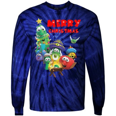 Veggietales Christmas Costume For & Adults Xmas Tie-Dye Long Sleeve Shirt