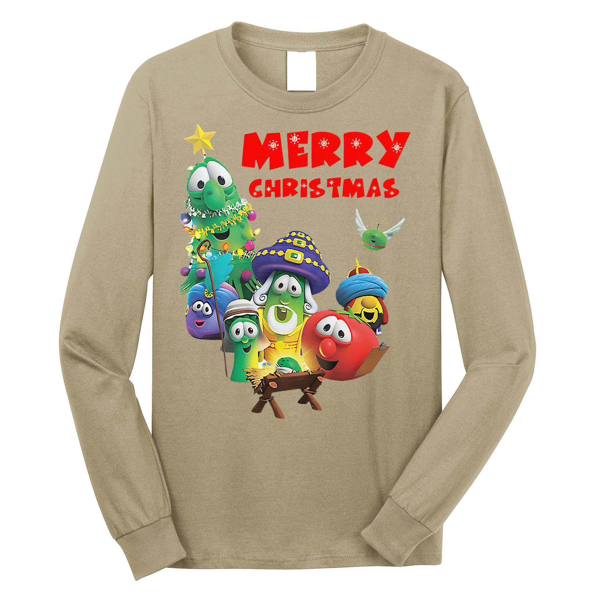 Veggietales Christmas Costume For & Adults Xmas Long Sleeve Shirt