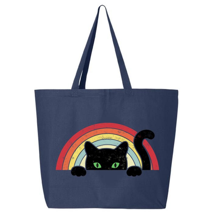 Vintage Cute Cat Teen Girl Cat Lover 25L Jumbo Tote