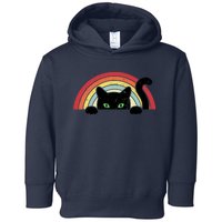 Vintage Cute Cat Teen Girl Cat Lover Toddler Hoodie