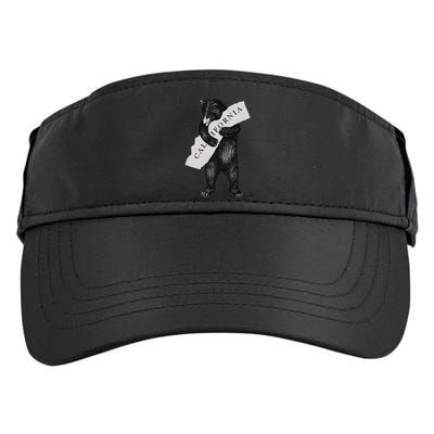 Vintage Cali California Republic Beer Adult Drive Performance Visor