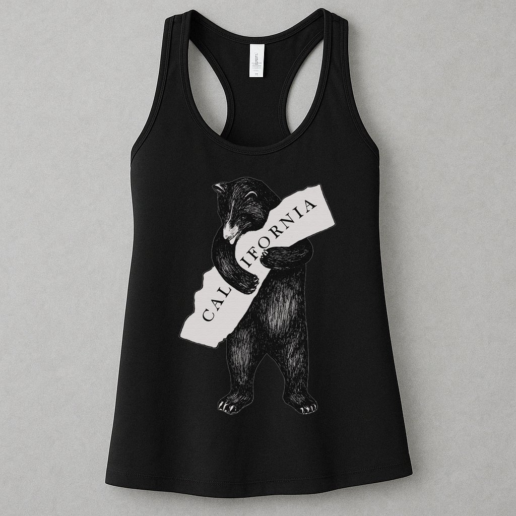 Vintage Cali California Republic Beer Womens Tank Top