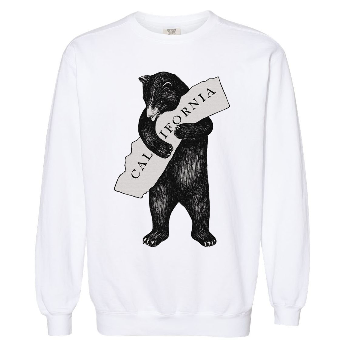 Vintage Cali California Republic Beer Garment-Dyed Sweatshirt