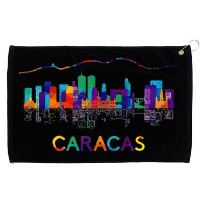 Venezuela Caracas City Arepas Pan Venezuelan Flag Avila Grommeted Golf Towel