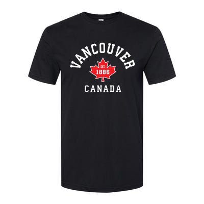 Vancouver Canada Canadian Flag Maple Leaf Gift Softstyle® CVC T-Shirt