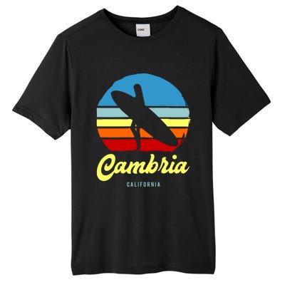 Vintage Cambria California Surf Meaningful Gift Tall Fusion ChromaSoft Performance T-Shirt