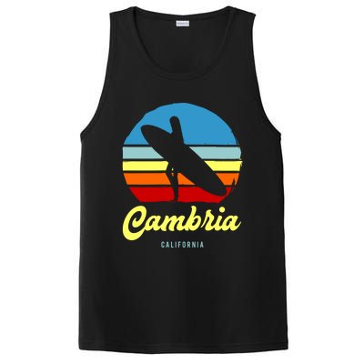 Vintage Cambria California Surf Meaningful Gift PosiCharge Competitor Tank