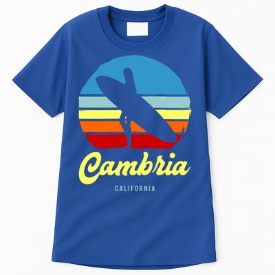 Vintage Cambria California Surf Meaningful Gift Tall T-Shirt