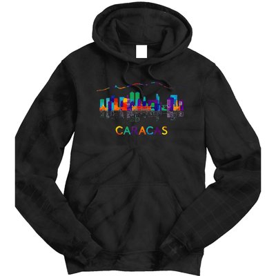 Venezuela Caracas City Arepas Pan Venezuelan Flag Avila Tie Dye Hoodie