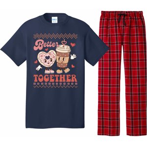 Valentine Coffee Cookies Better Together Ugly Pajama Set