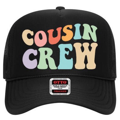 Vintage Cousin Crew High Crown Mesh Back Trucker Hat