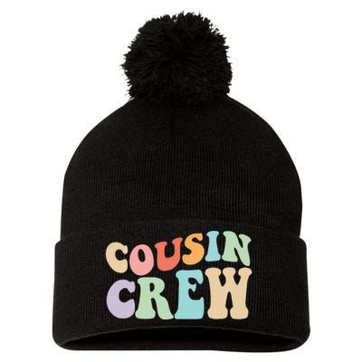 Vintage Cousin Crew Pom Pom 12in Knit Beanie