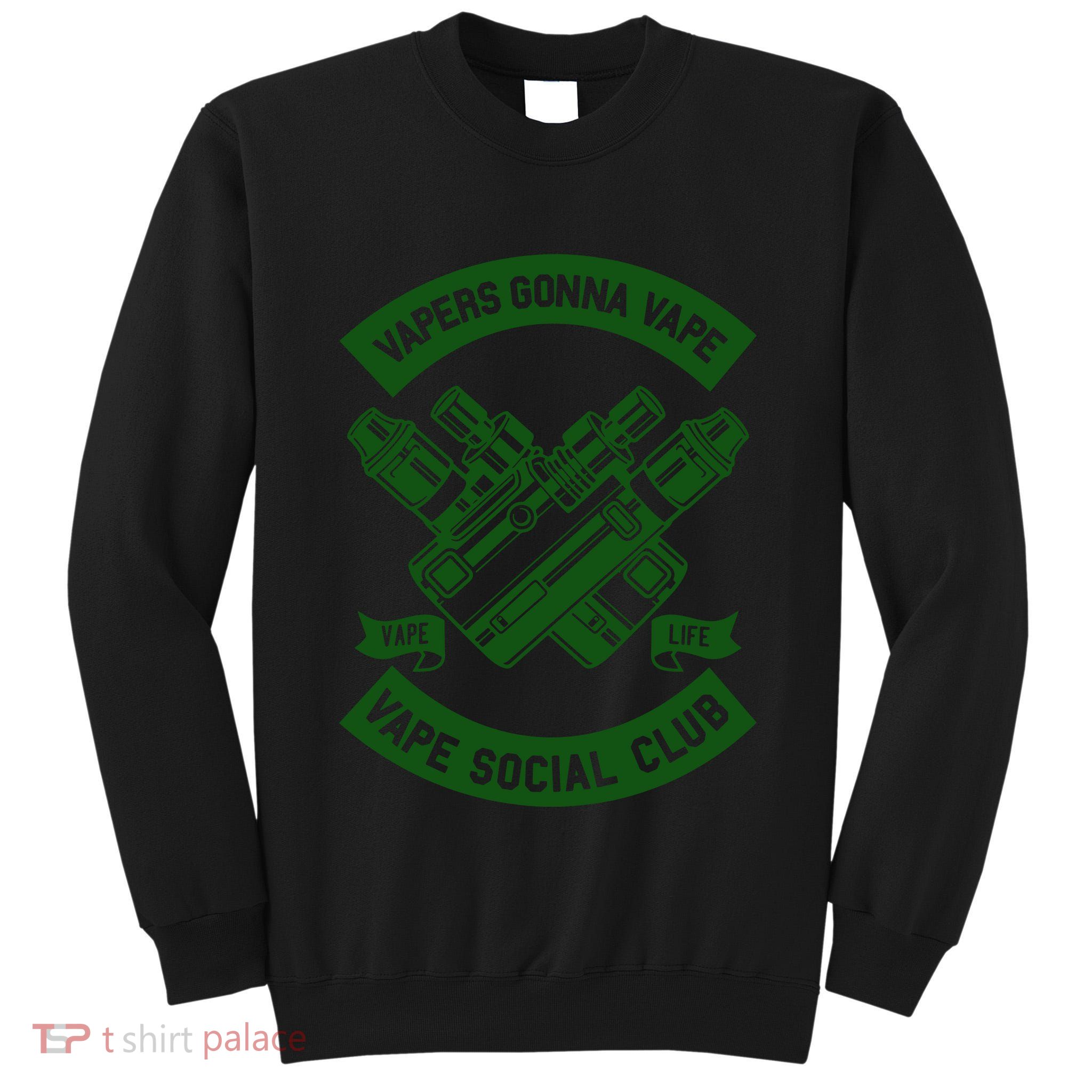 Vaping Cushion Cover Vape Enthusiast Smoking Club Tall Sweatshirt