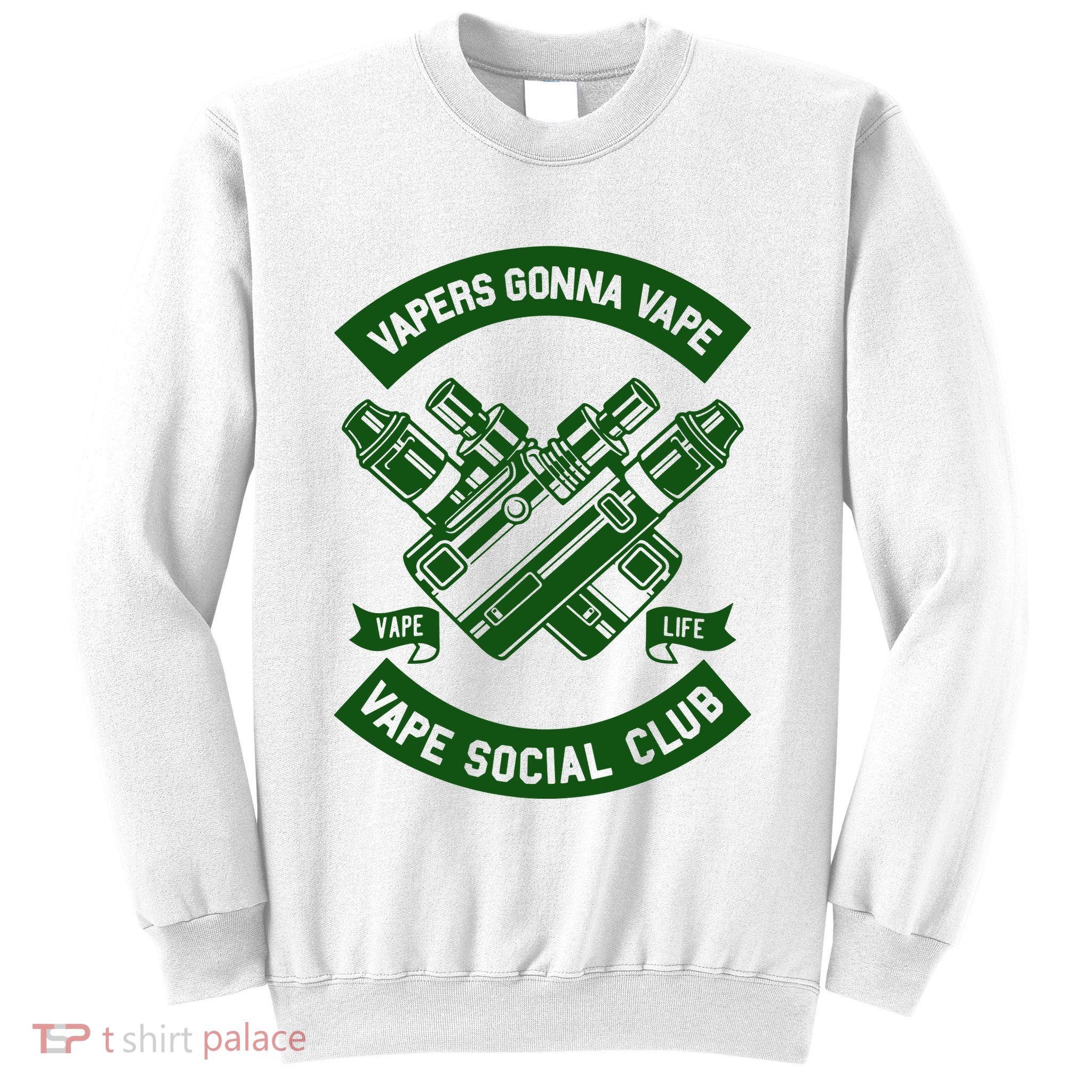 Vaping Cushion Cover Vape Enthusiast Smoking Club Sweatshirt