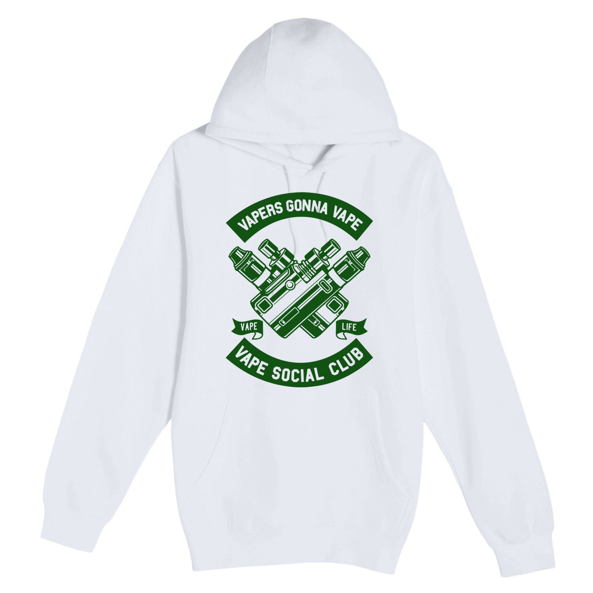 Vaping Cushion Cover Vape Enthusiast Smoking Club Premium Pullover Hoodie