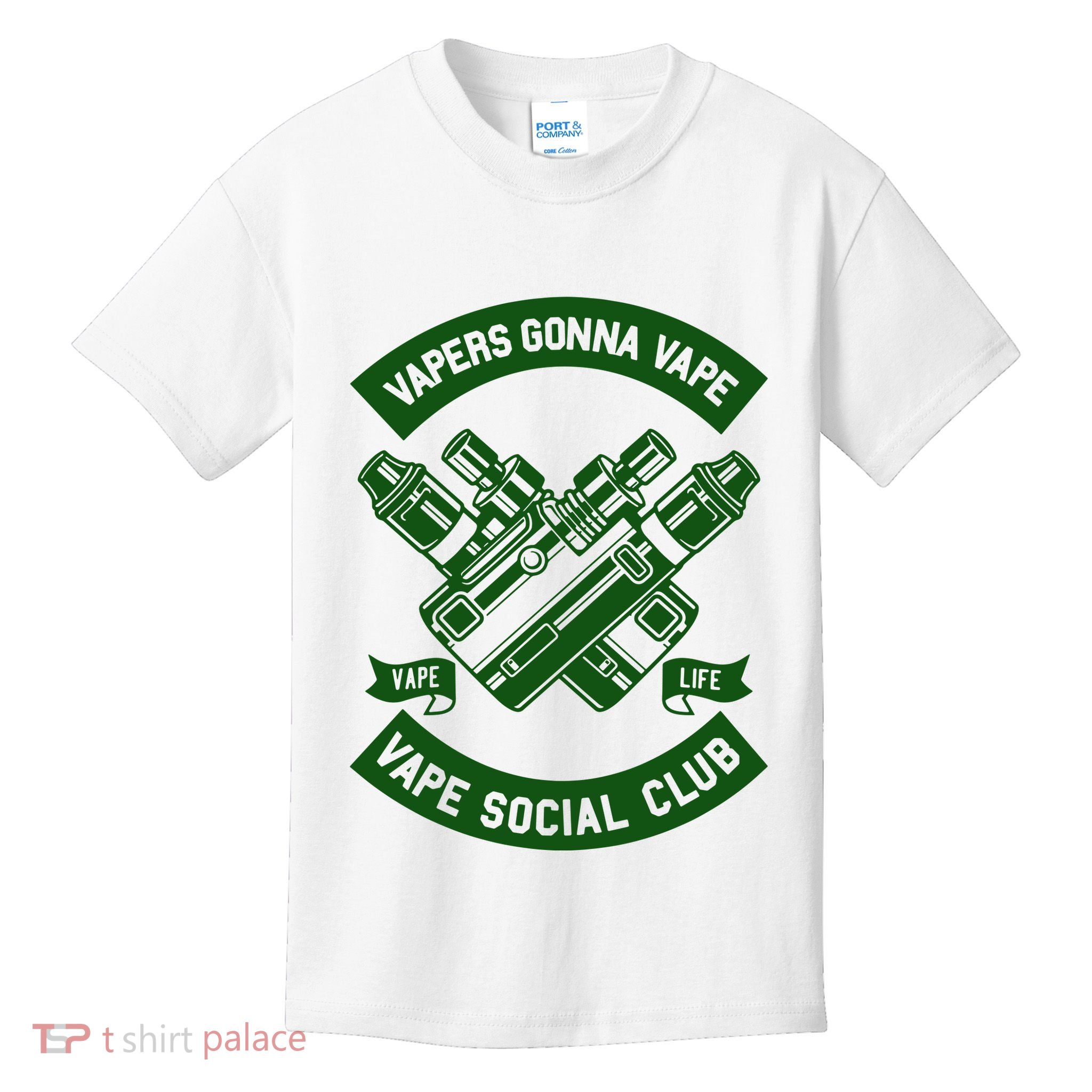Vaping Cushion Cover Vape Enthusiast Smoking Club Kids T-Shirt