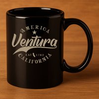 Ventura Ca California 11oz C Handle Ceramic Mug