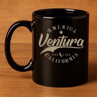 Ventura Ca California 11oz C Handle Ceramic Mug