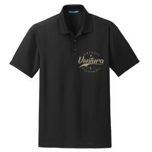 Ventura Ca California Dry Zone Grid Polo