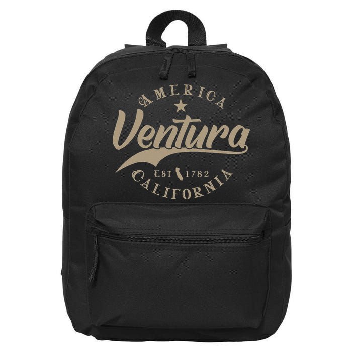 Ventura Ca California 16 in Basic Backpack