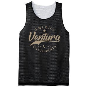 Ventura Ca California Mesh Reversible Basketball Jersey Tank