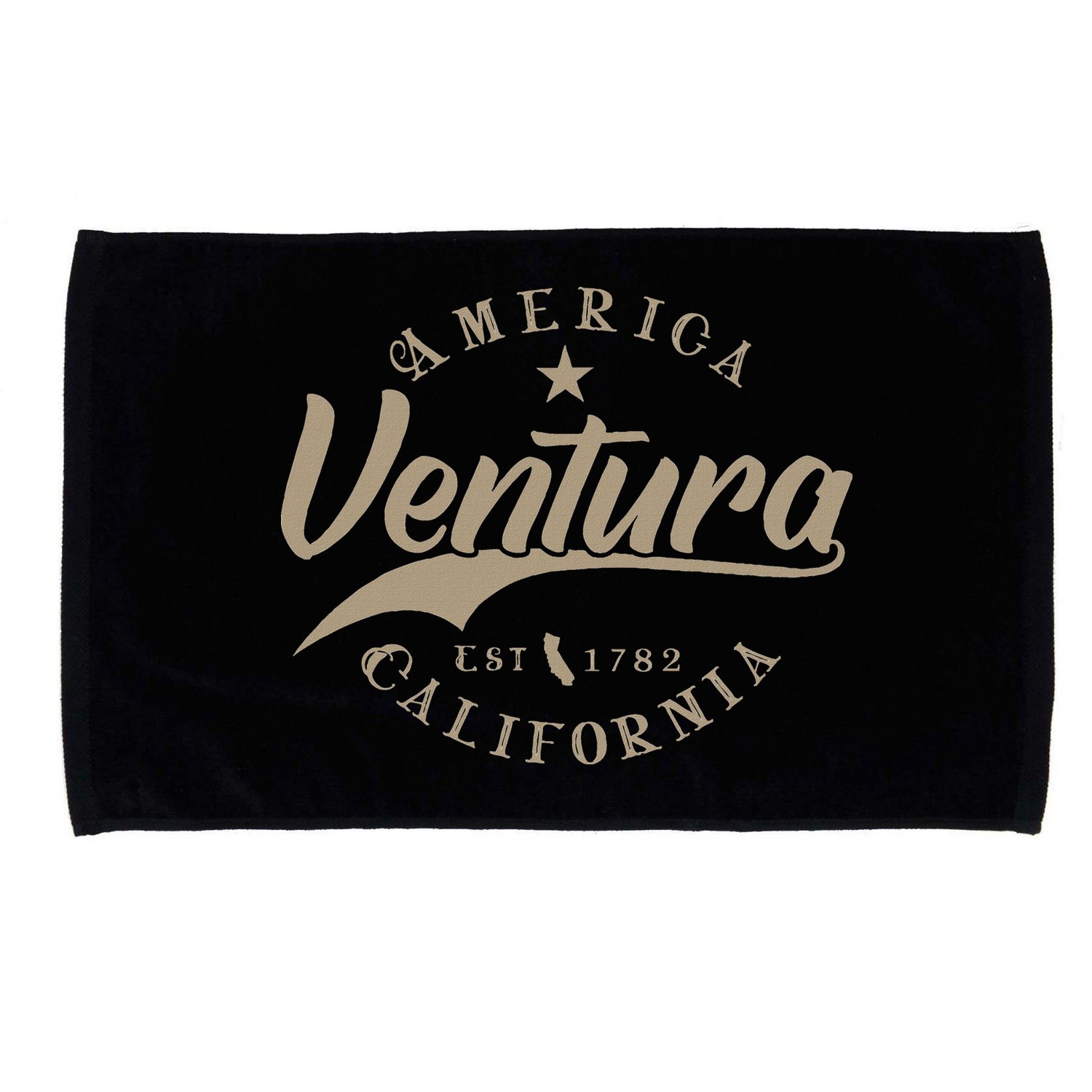 Ventura Ca California Microfiber Hand Towel