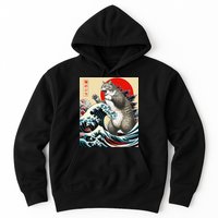 Vintage Catzilla Cat Monster Art Hoodie