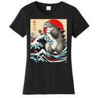 Vintage Catzilla Cat Monster Art Women's T-Shirt