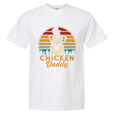 Vintage Chicken Daddy Chicken Dad Father Farmer Retro Garment-Dyed Heavyweight T-Shirt