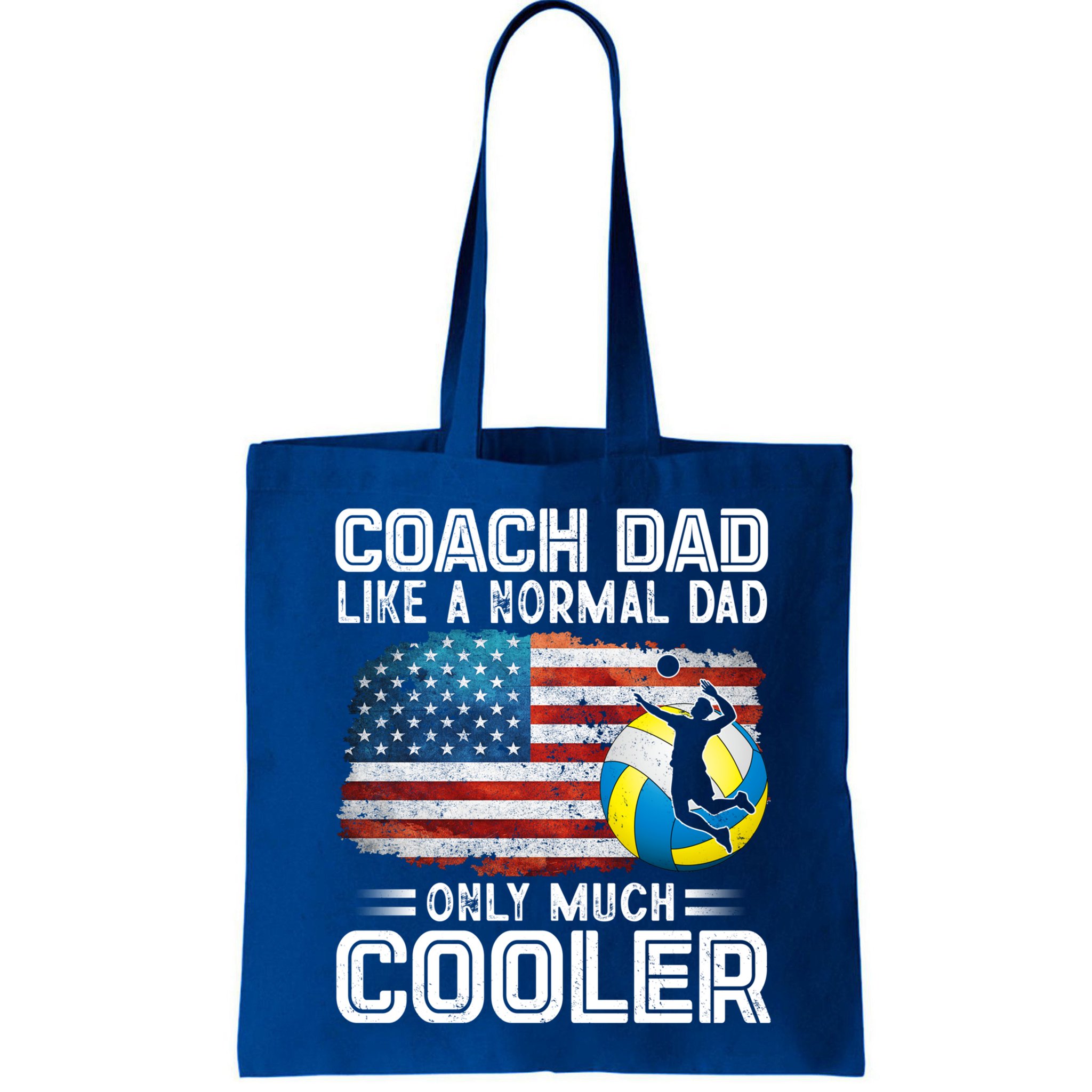 Volleyball Coach Dad Volleyball Players American Flag Gift Bag