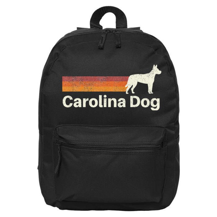 Vintage Carolina Dog Retro Mom Dad Dog 16 in Basic Backpack