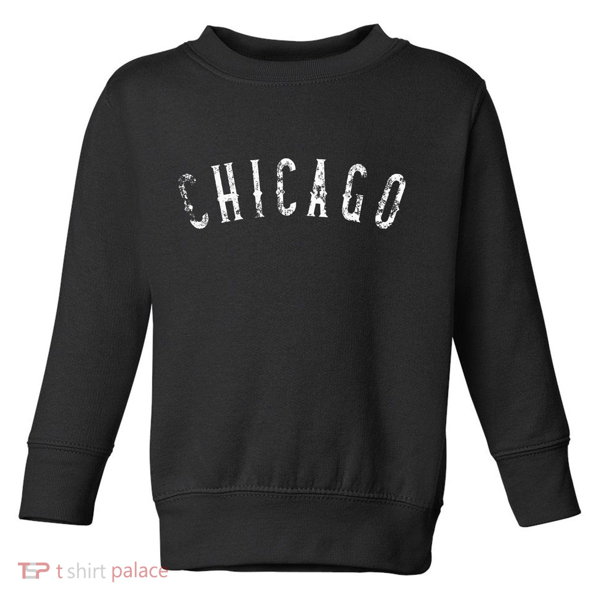 Vintage Chicago Distressed Toddler Sweatshirt